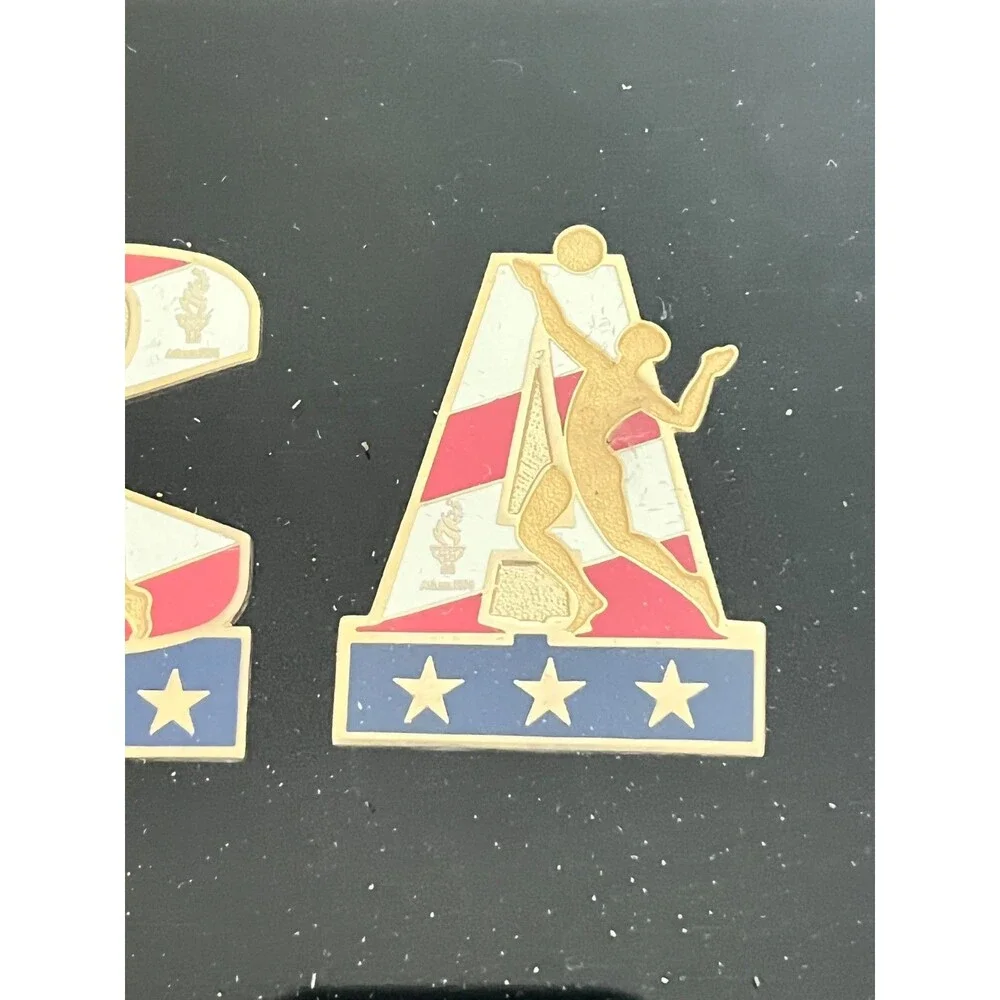 '96 OLYMPICS Pin Set AMERICA THE BEAUTIFUL Framed COA Ltd Ed #264 Wall Decor Art
